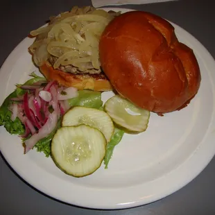 Beef &amp; pork Janousek Burger - very good!