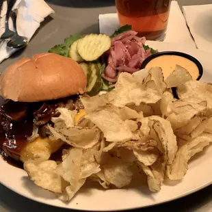 Cowboy Burger &amp; Chips