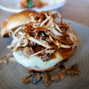 a pulled pork sandwich