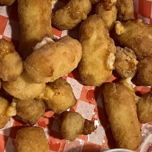 Cheese Curds with houseemade Ranch