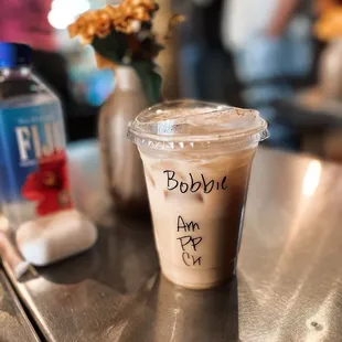 Latte on tables