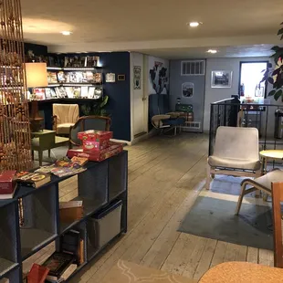 Upstairs seating