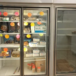 the inside of a refrigerator