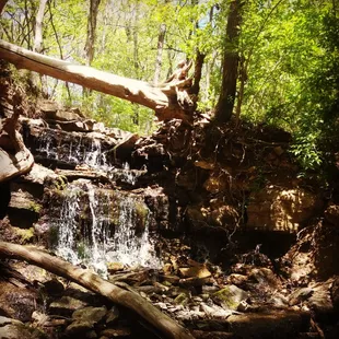 Waterfall before the storm