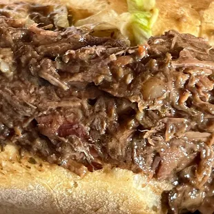 Juicy Roast Beef Po Boy Dressed
