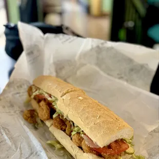 Sadly enough. This is the most bland seafood Poboy I have ever experienced. Only ate half of it.