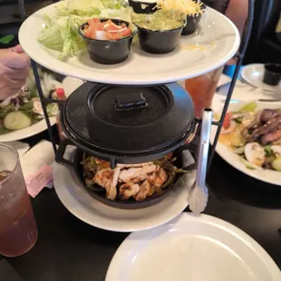 Fajitas - more than enough food and sooo good!