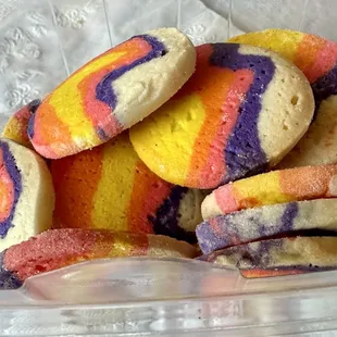 Rainbow cookies- wonderful!