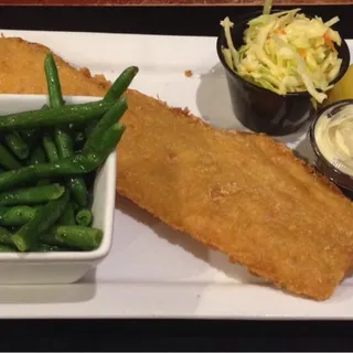 Pub Battered Haddock Dinner