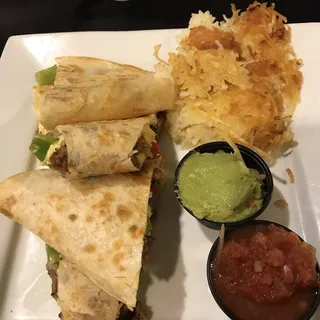 Chorizo and Egg Quesadilla
