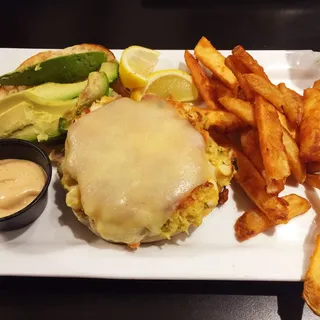 Southwest Crabcake Melt Sandwich