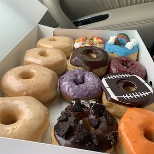 Donut flavors that we tried