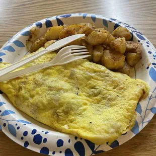 Omelette with Homefries