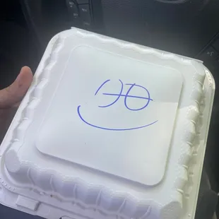 Smiley face for the win! Love this classic place