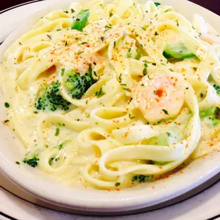 Shrimp Fettuccini Alfredo