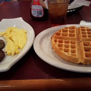 Waffle platter