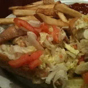 Spicy grilled chicken sub