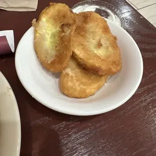 Crunchy fried squash!