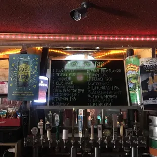 Beer on Tap selection