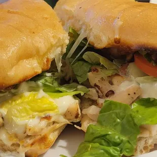 Chicken bacon ranch sandwich