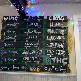 Plenty of drink choices