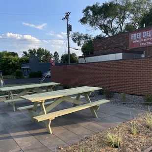 Newer patio section which will allow for more seating