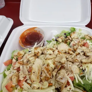 Grilled chicken salad