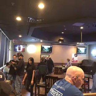 There's a Poker night going on (Tuesday @ 7)