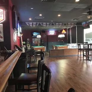 Pool table area
