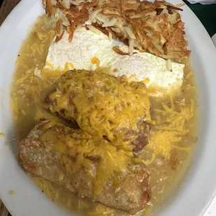 Chili Relleno and Eggs