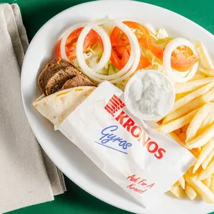 Gyro Sand-which With Fries.