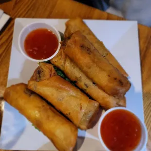 Beef egg rolls