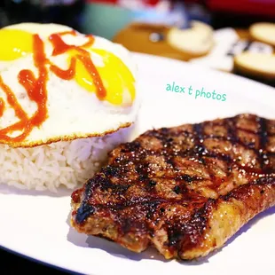 Yelp Brefix, med rare steak and sunny side eggs. Now give me some yelp love! Yasss! Legit protein brefix for the win!