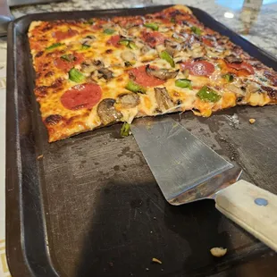 pizza, food