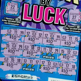 Wish those were 100's not 10's..