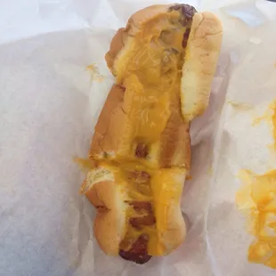 Bacon Wrapped Cheese Dog