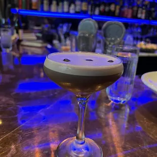 Espresso martini (one of the best I&apos;ve tasted)