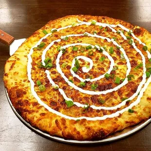 pizza, food