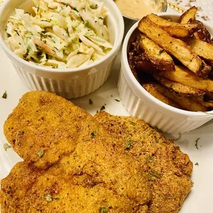 Fried Flounder w/Signature Coleslaw and French Fries