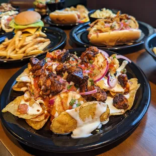 plates of food on a table