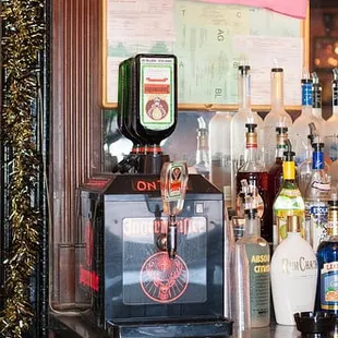 The magic Jager dispenser