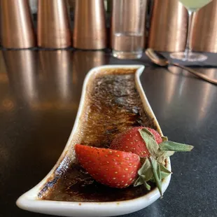 Ultimate creme brûlée (chocolate and Sambuca)