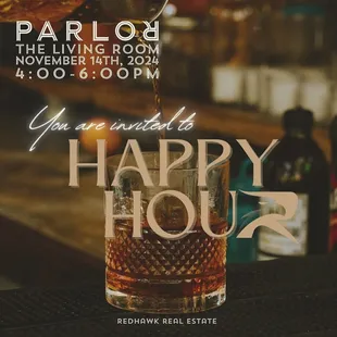 Redhawk Real Estate  Happy Hour