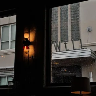 window view from seating area