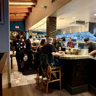 Bar counter. See my featured review of Parlor in San Clemente on my international website at classicbitesandbrews.com