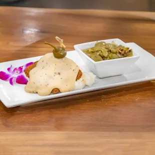 a plate of food