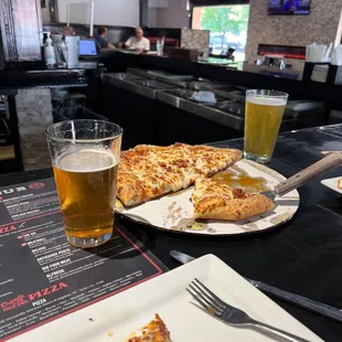 Pizza and beer baby!