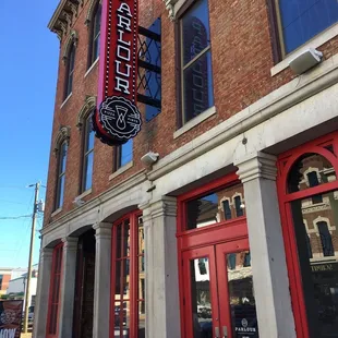 Exterior of Parlour New Albany, across from Schmitt Furniture.