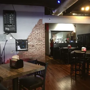 Bar side looking to rear, small stage in corner.