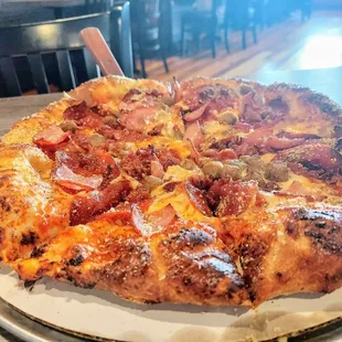 Meats pizza